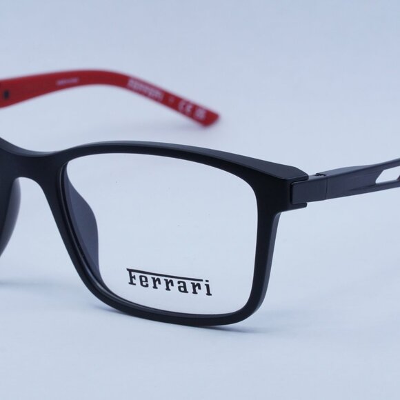 🕶️ New Ferrari Scuderia FZ8012U 504 Eyeglasses - Matte Black Frame - Picture 3 of 10